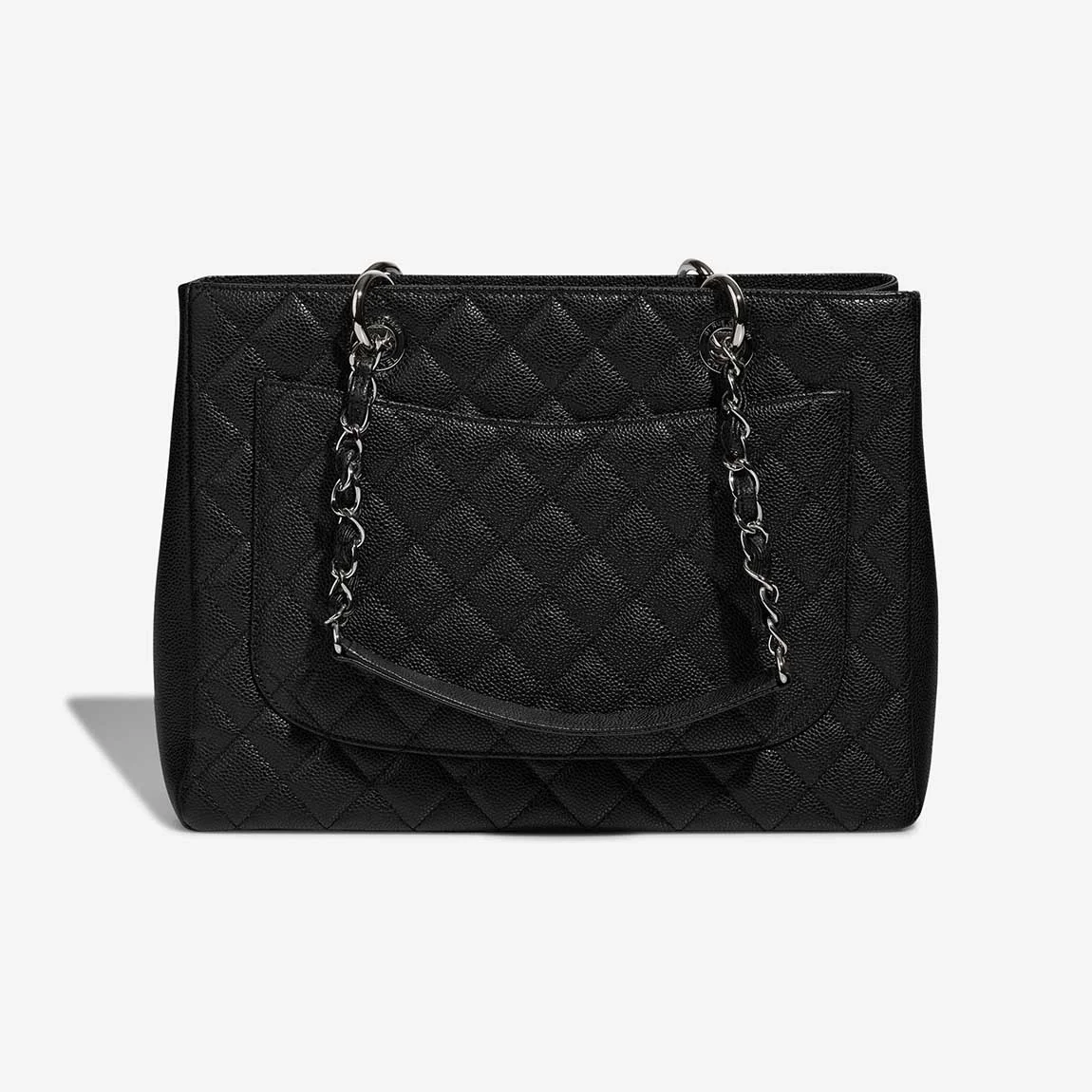 샤넬 GST 그랜드 샤핑 토트백 캐비어 은장