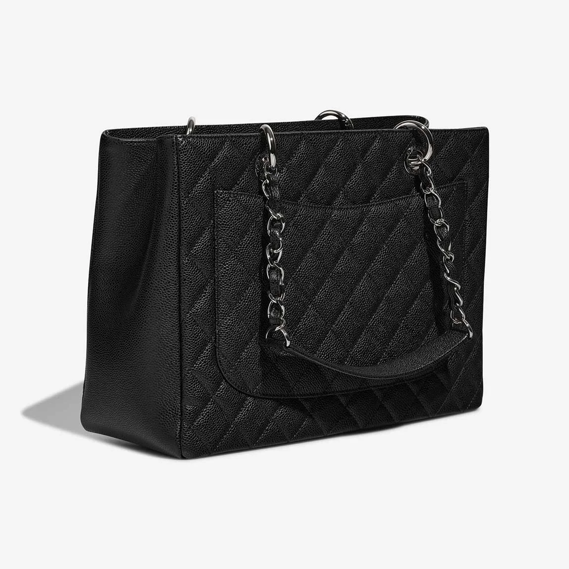 샤넬 GST 그랜드 샤핑 토트백 캐비어 은장