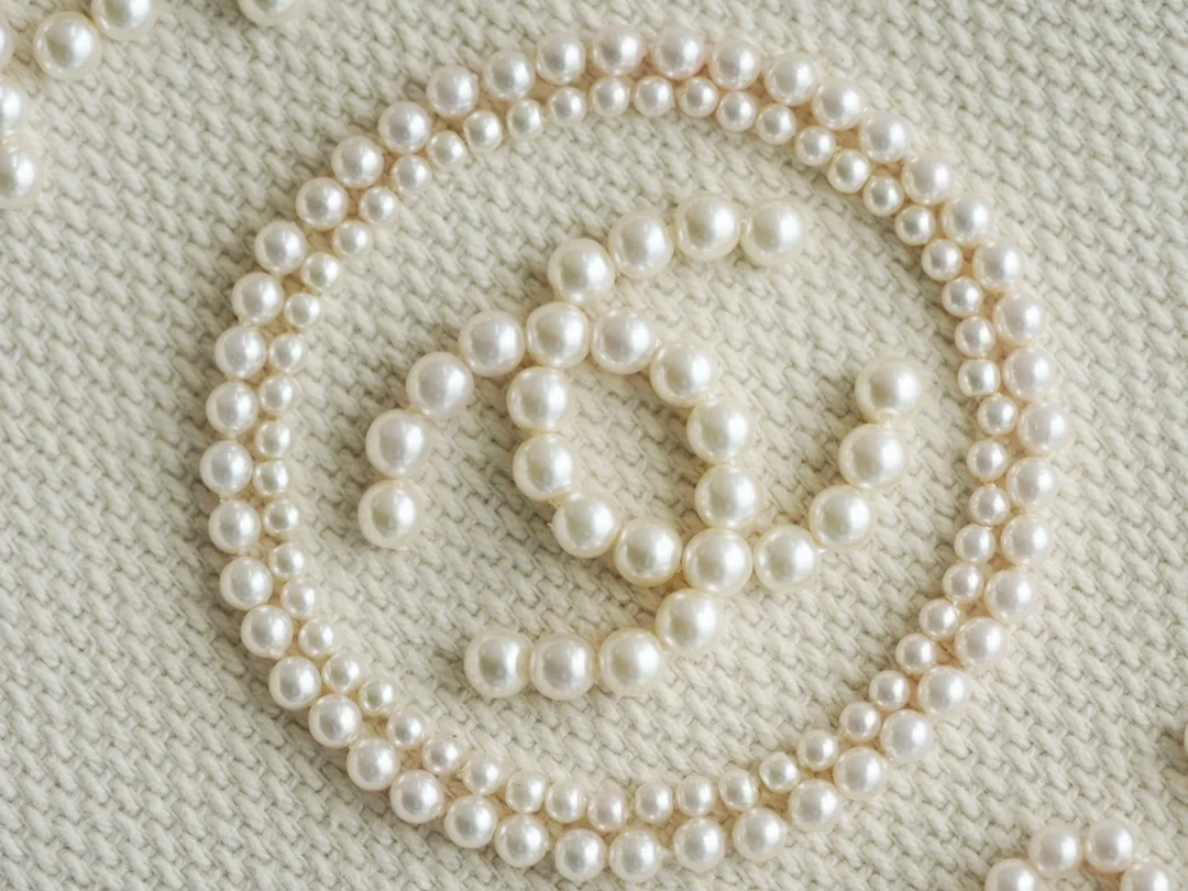 샤넬 진주 로고 도빌백