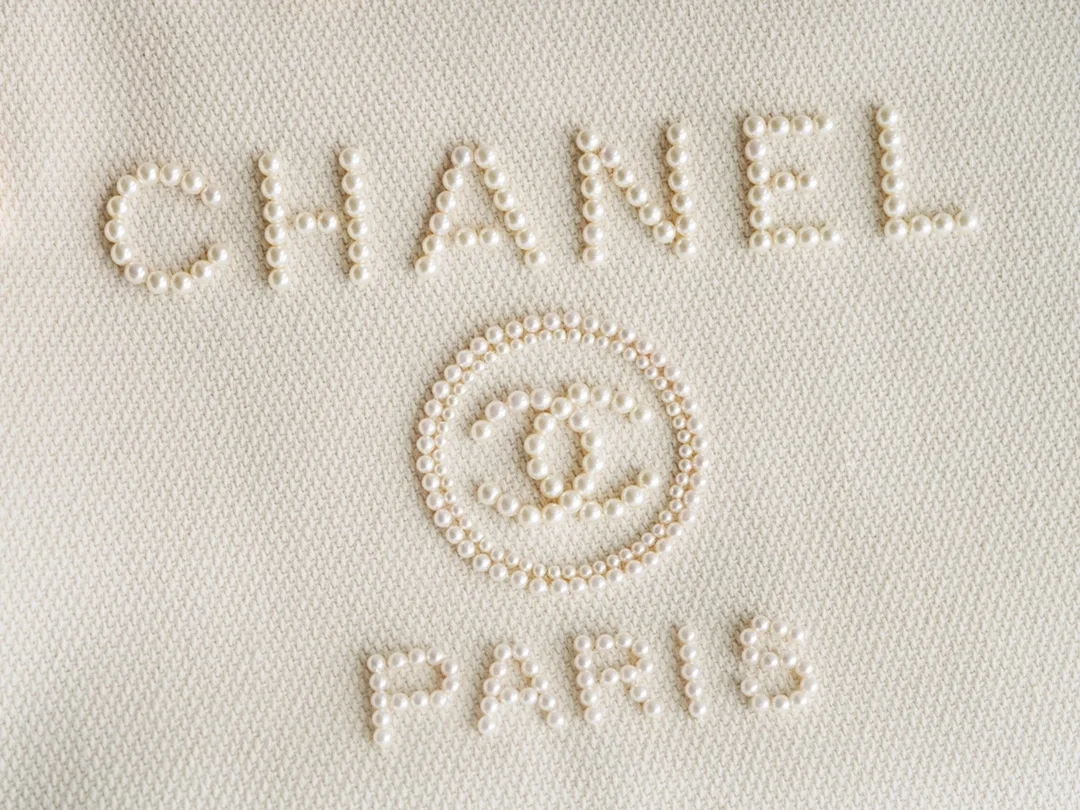 샤넬 진주 로고 도빌백