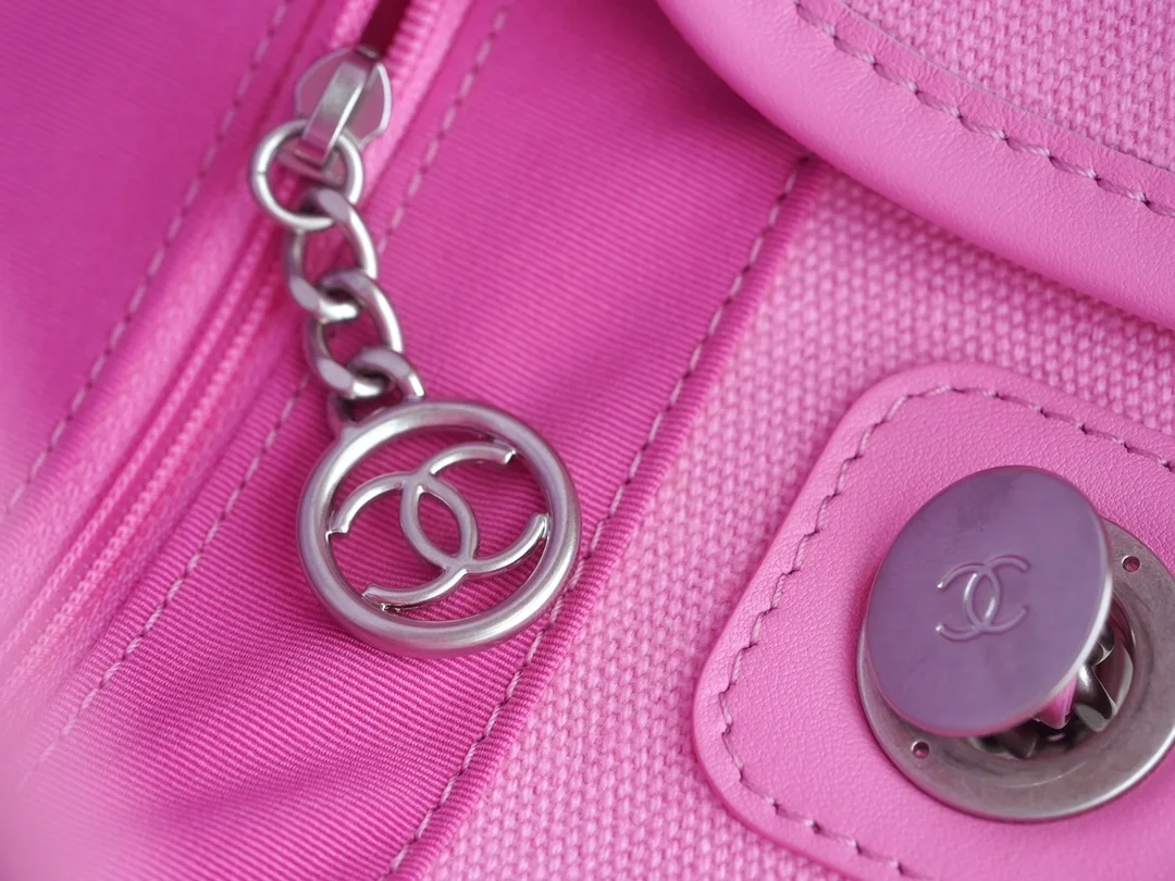 샤넬 맥시 쇼핑백 핑크