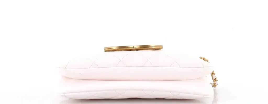 샤넬 24C 크루즈 메신저 백 라지 빅로고 화이트