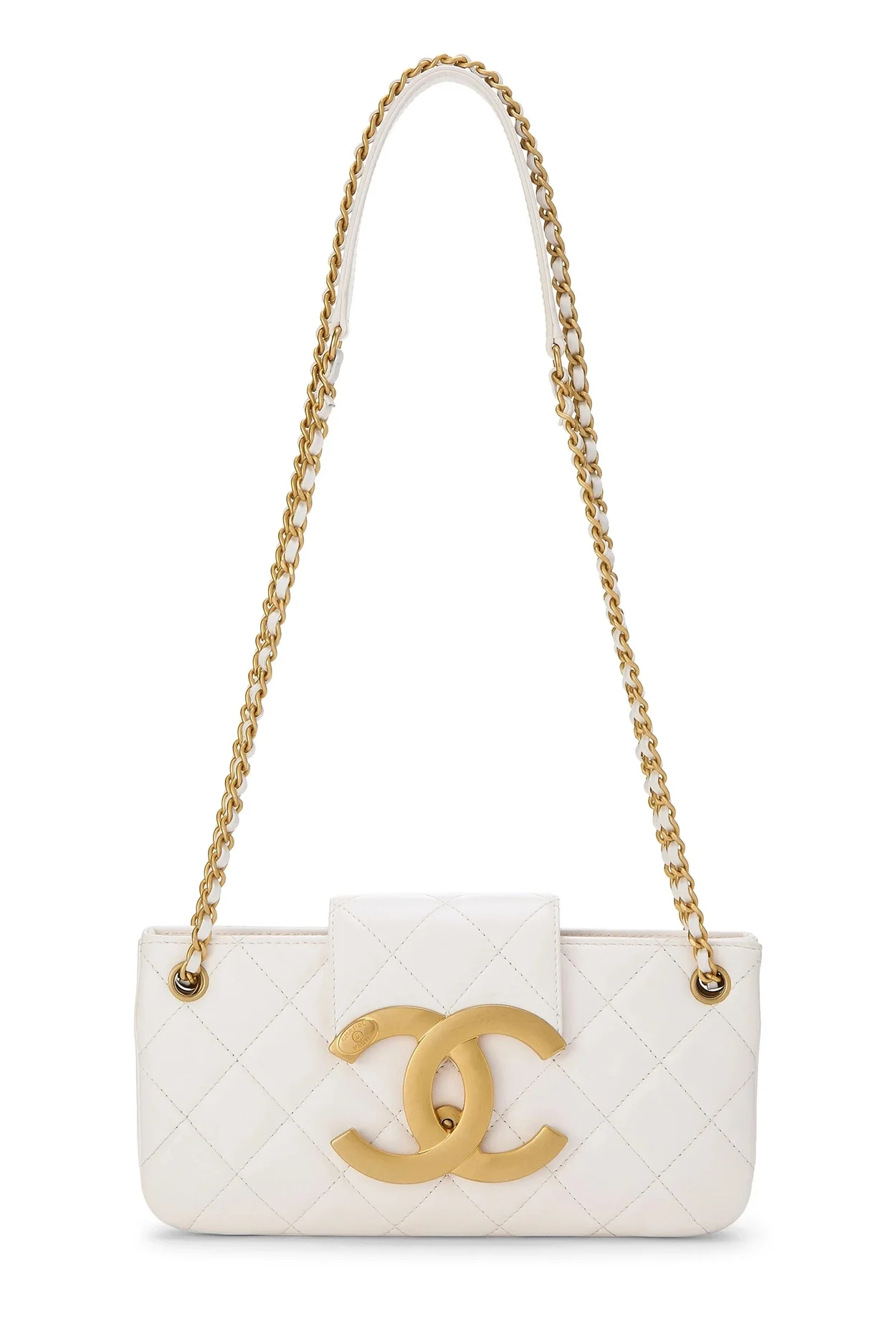 샤넬 24C 크루즈 메신저 백 라지 빅로고 화이트