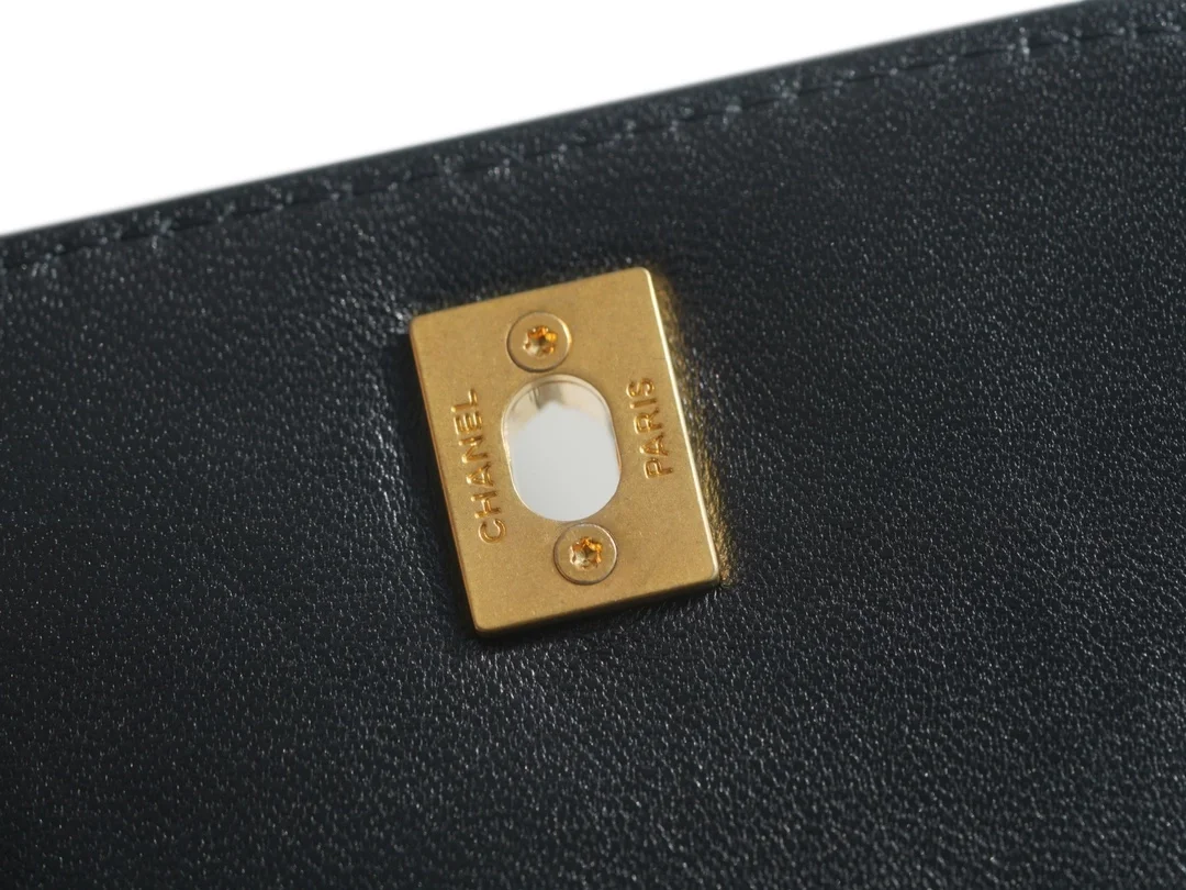 샤넬 골드볼 폰홀더백 블랙