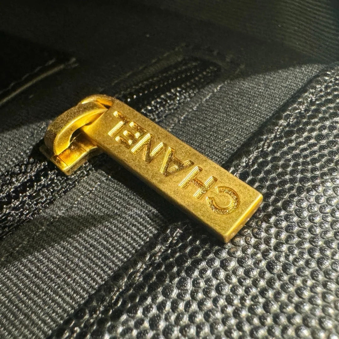 샤넬 멜로디 체인 캐비어 백팩