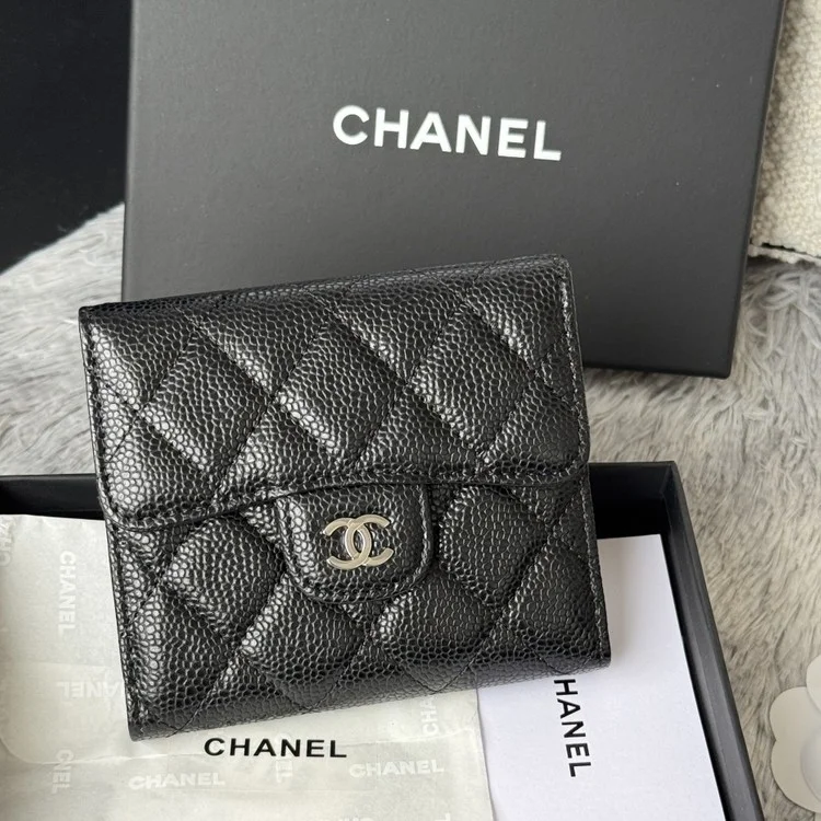 샤넬 클래식 캐비어 은장