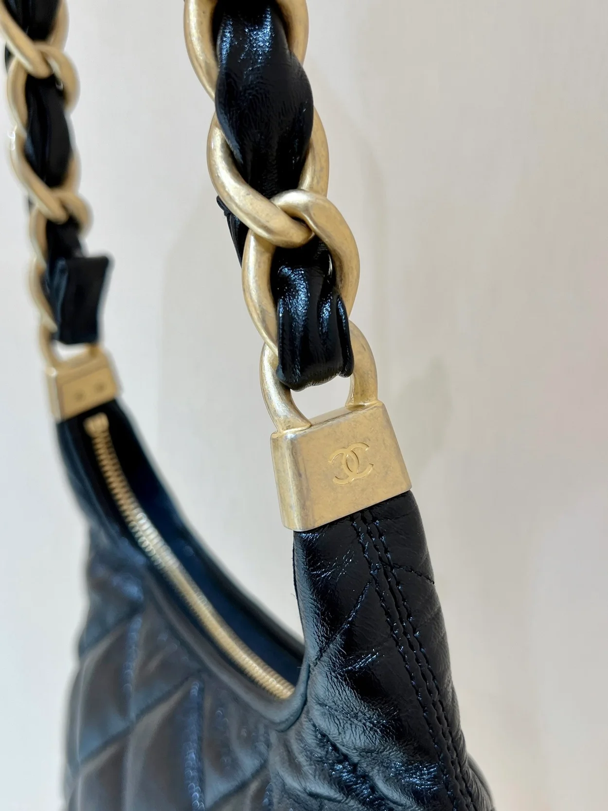 샤넬 램스킨 스몰 호보 백