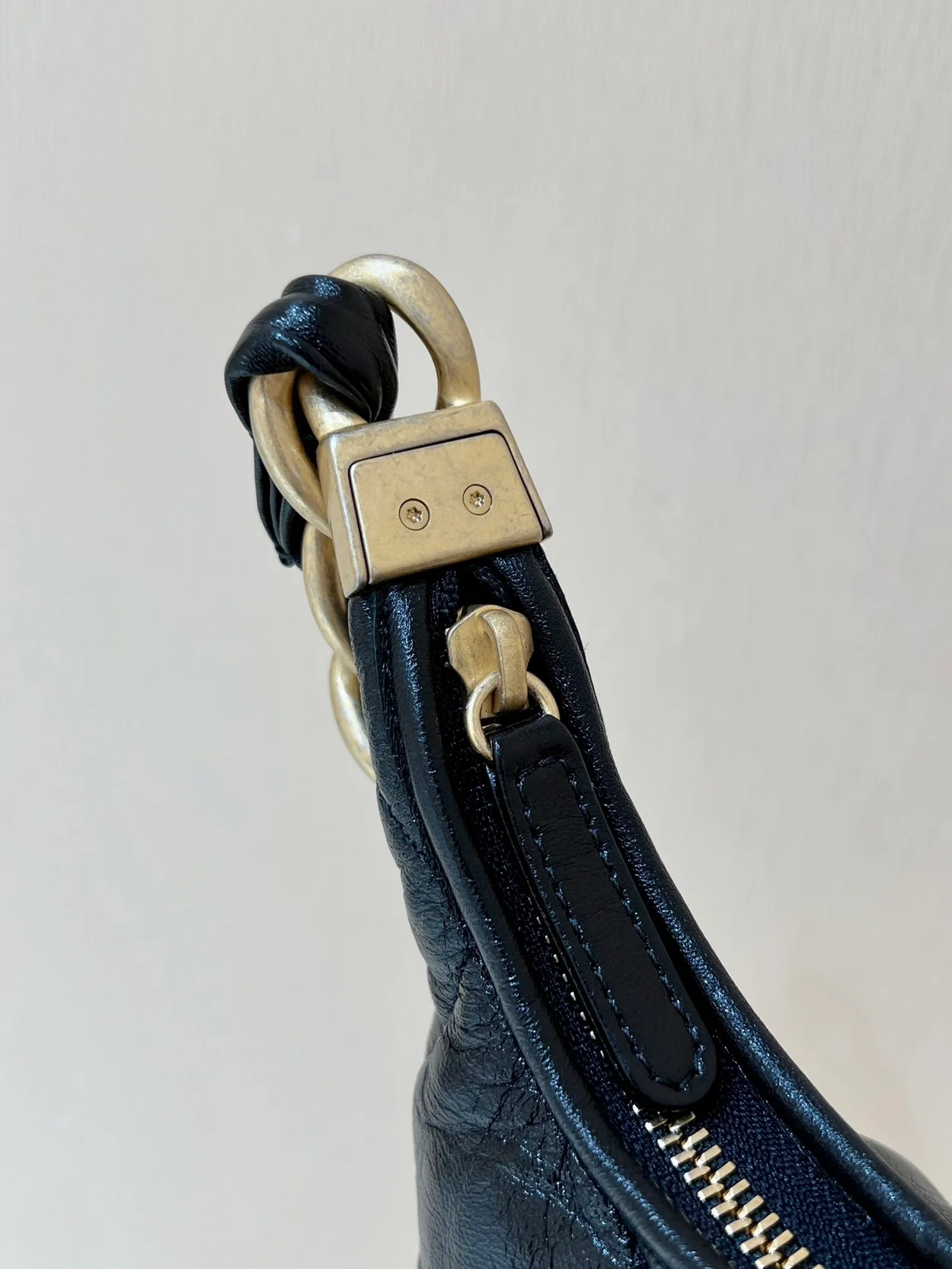 샤넬 램스킨 스몰 호보 백