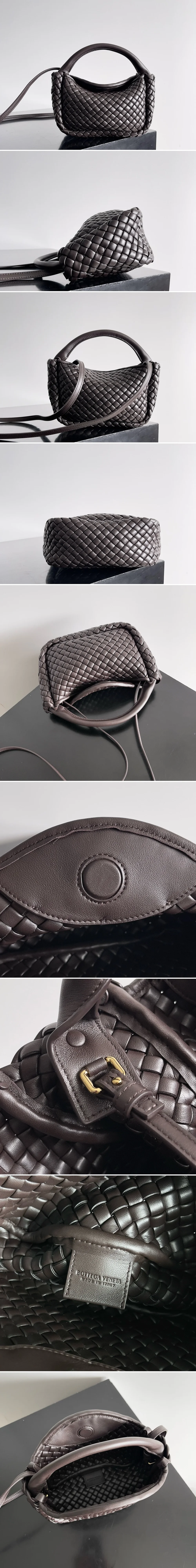 보테가 베네타 코블 인트레치아토 레더 토트 백