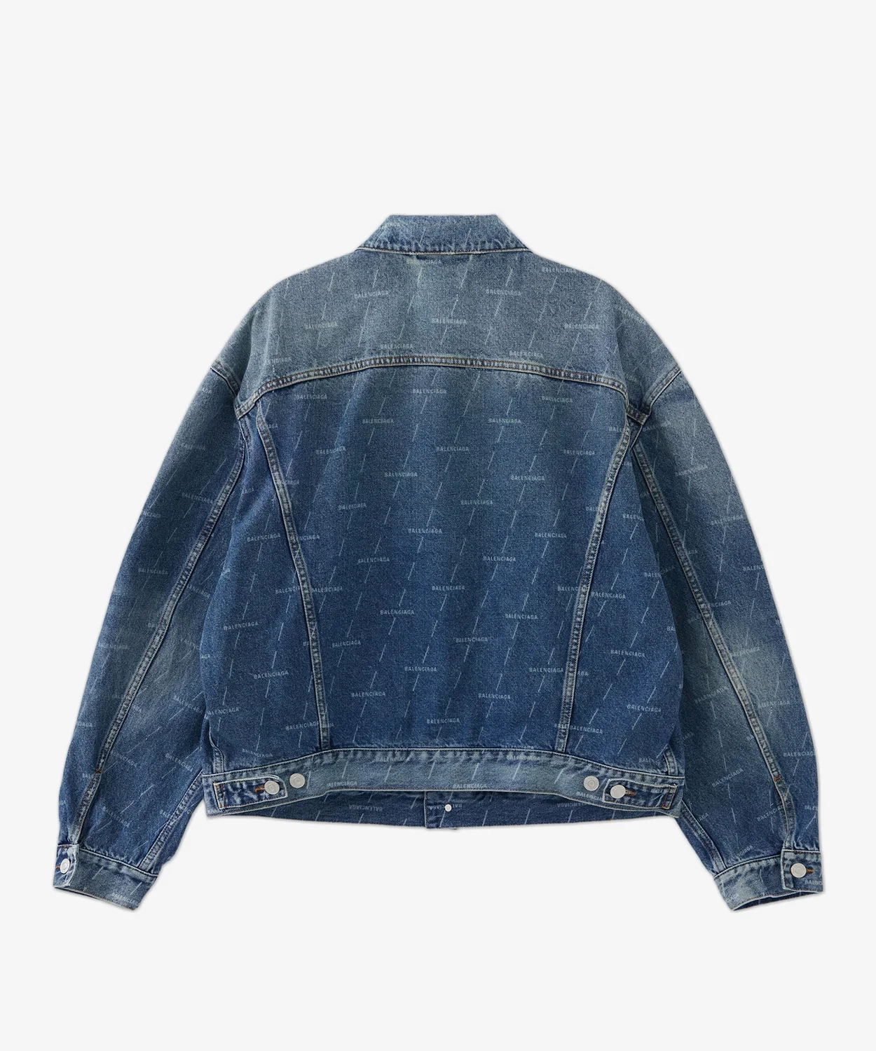 발렌시아가 라지 핏 데님 자켓
