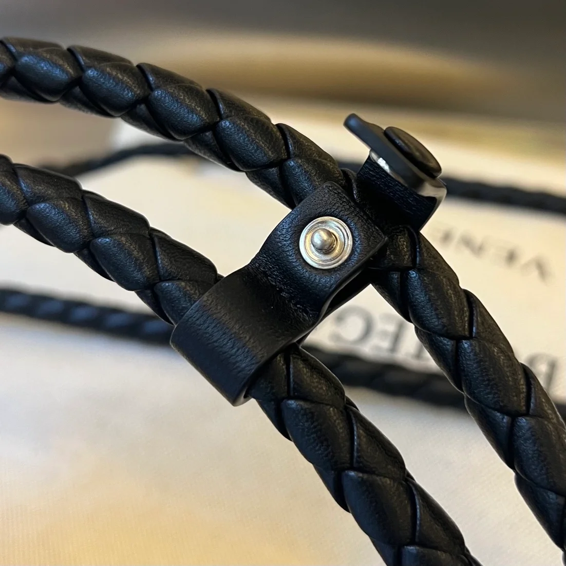 보테가 베네타 캔버스 토트백