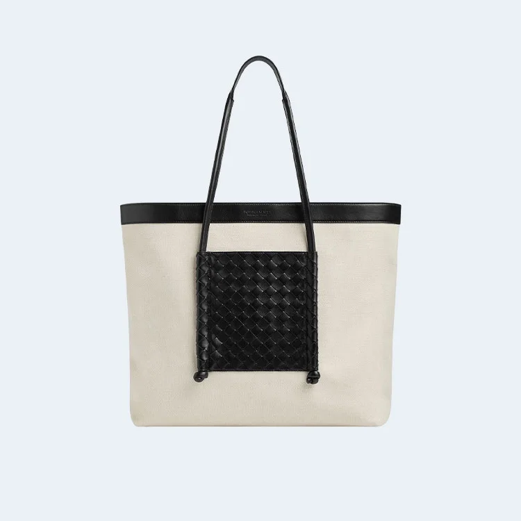 보테가 베네타 내추럴 블랙포르텔로 토트백