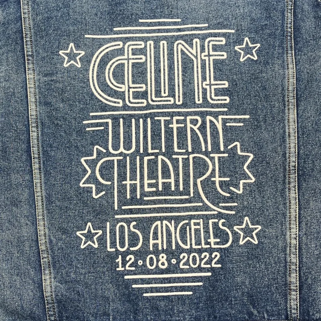 셀린느 다크 유니언 워시 데님 자켓