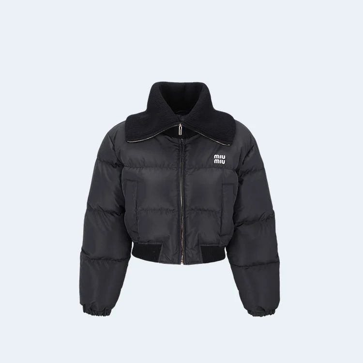 미우미우 크롭 다운 자켓