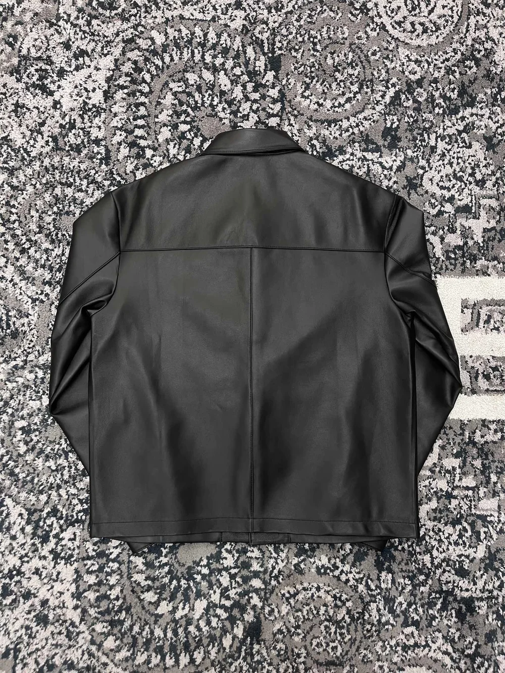 프라다 로고장식 나파 가죽 자켓