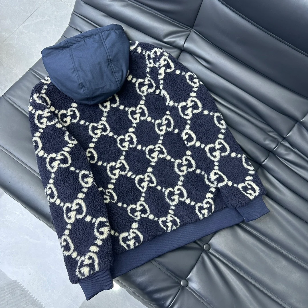 구찌 퍼지 파브릭 자카드 자켓