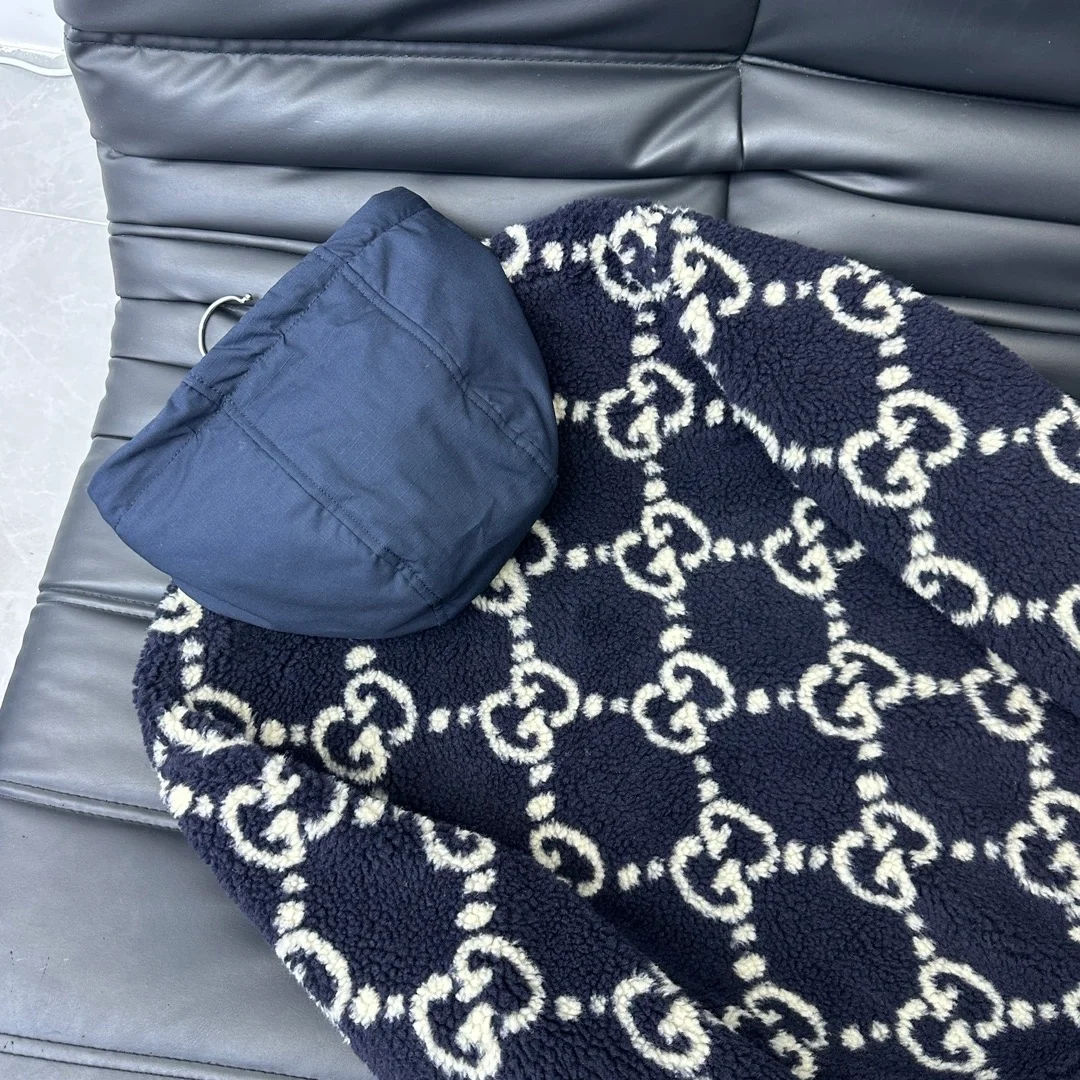 구찌 퍼지 파브릭 자카드 자켓