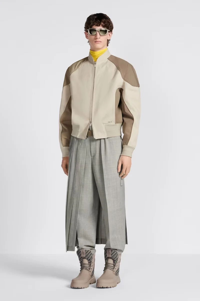 디올 콘트라스트 인서트 봄버 자켓