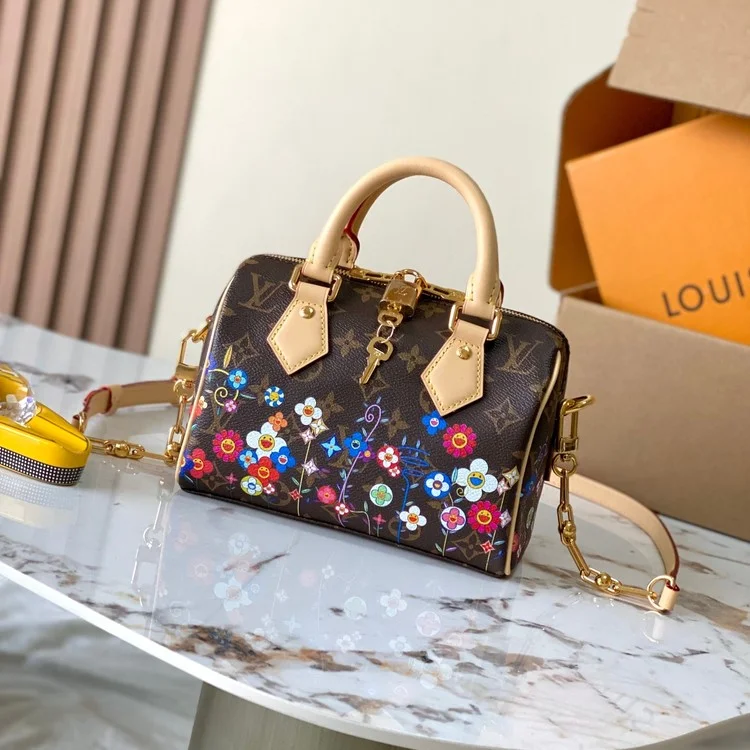 루이비통 x 무라카미 스피디 반둘리에 20 M14175