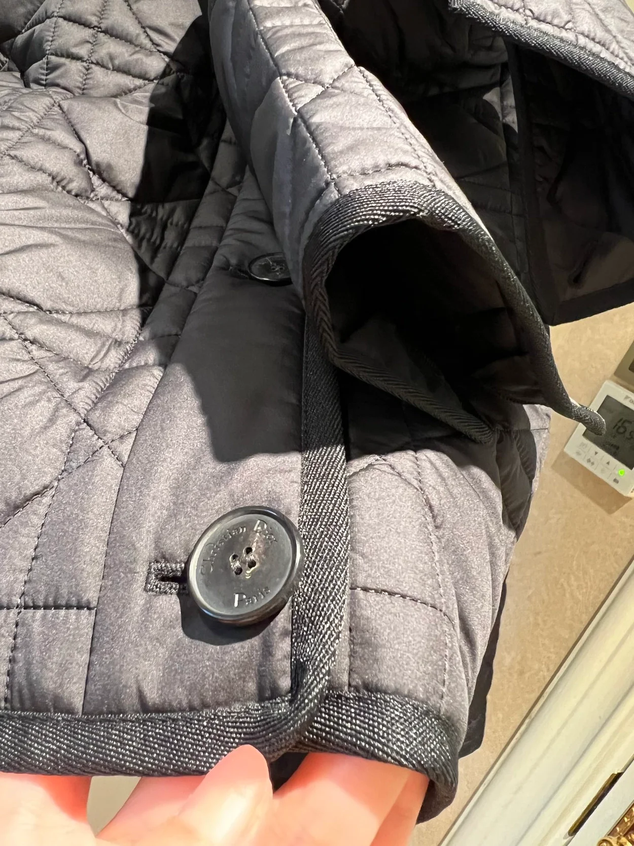 디올 크리스 크로스 매크로까나쥬 피코트