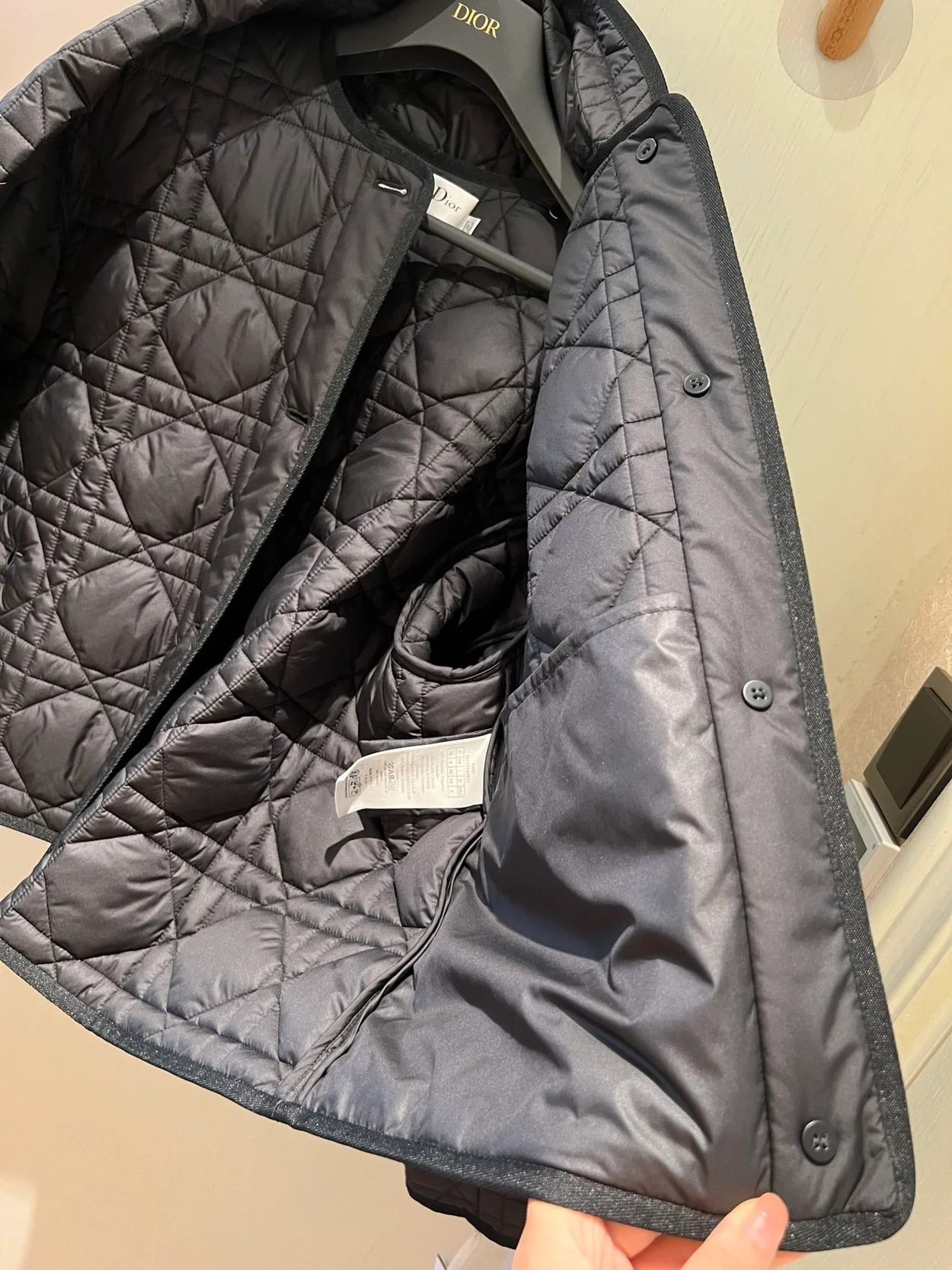 디올 크리스 크로스 매크로까나쥬 피코트