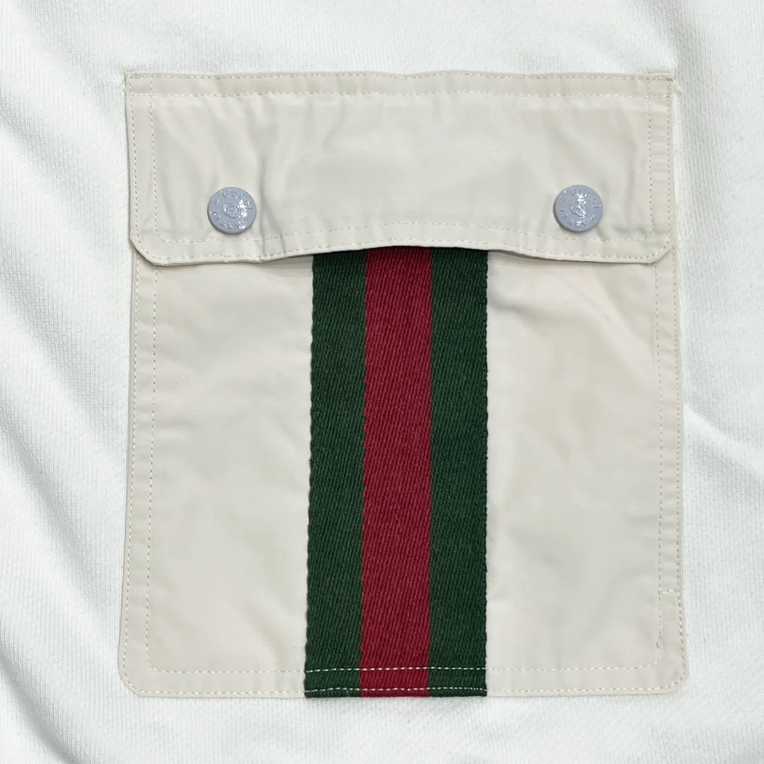 구찌 웹 코튼 저지 자켓