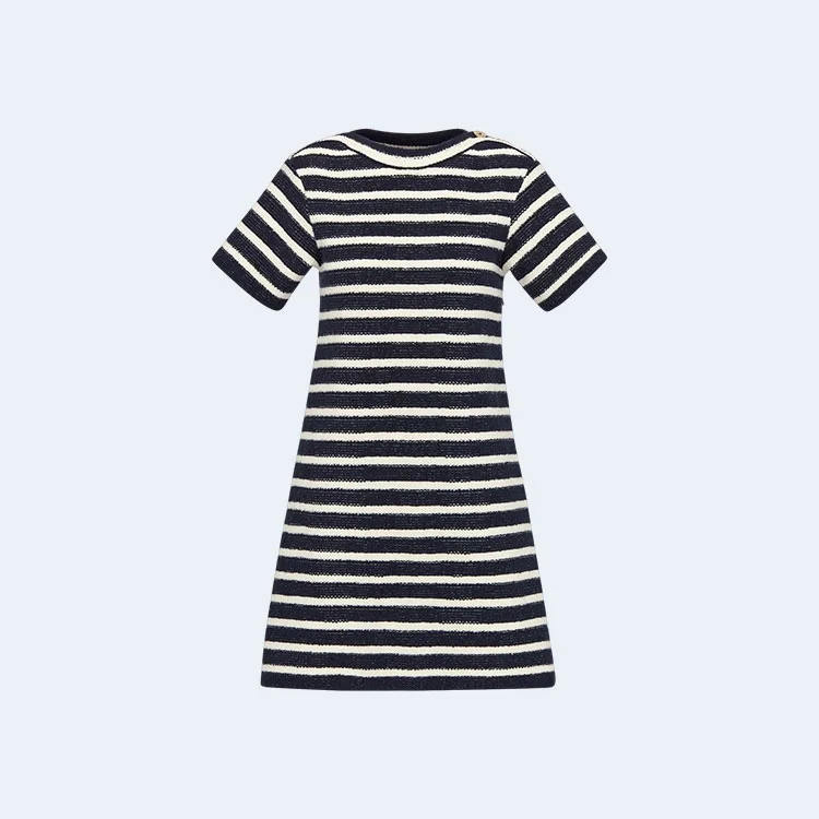 디올 마리니에르 울 블렌드 니트 쇼트 드레스