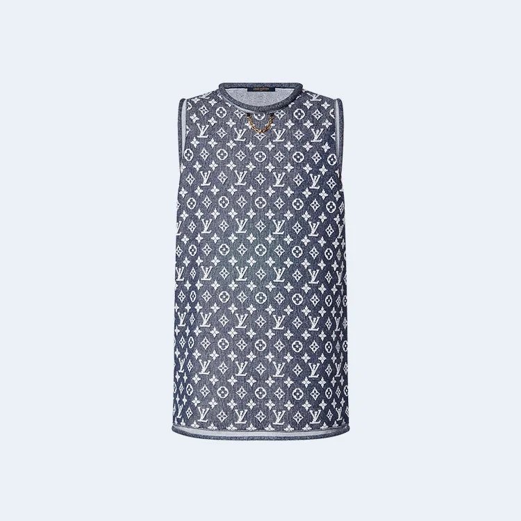 루이비통 모노그램 자카드 니트 드레스 1AFEJO