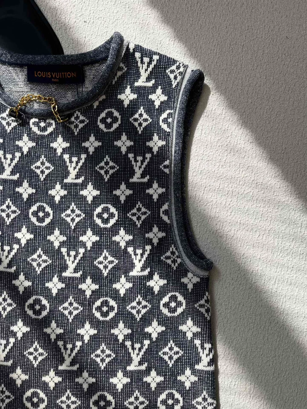 루이비통 모노그램 자카드 니트 드레스 1AFEJO