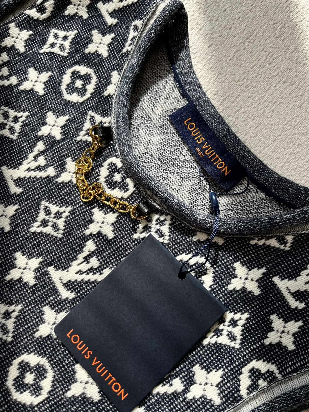 루이비통 모노그램 자카드 니트 드레스 1AFEJO