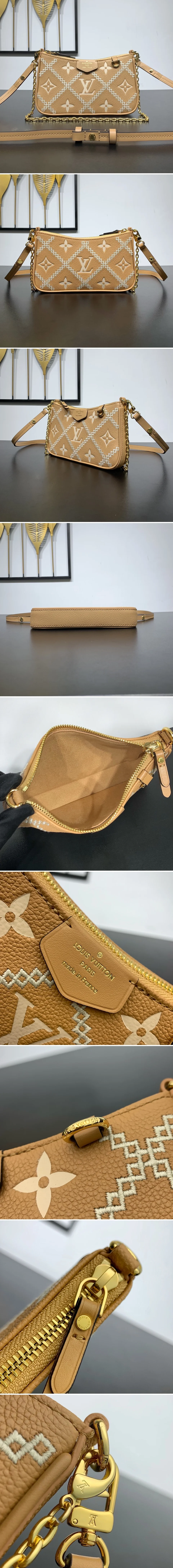 루이비통 이지파우치온 스트랩 베이지 M81137