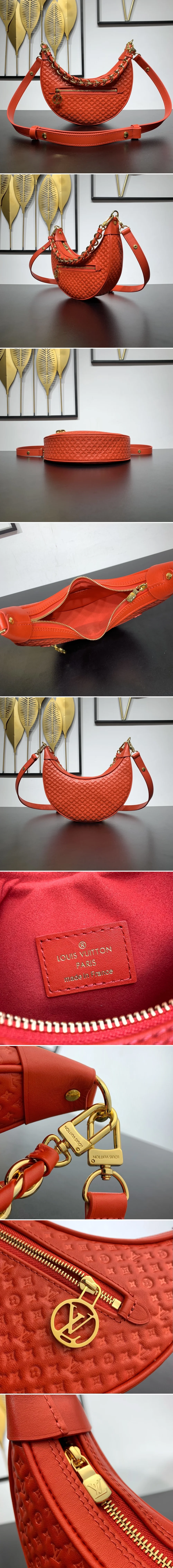 루이비통 루프 바게트 레드 M22594