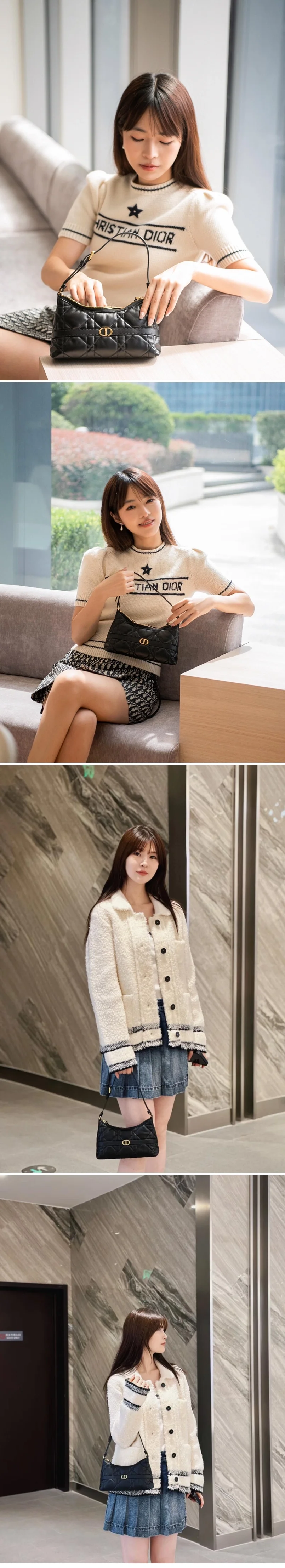 디올 미스 카로 숄더 블랙