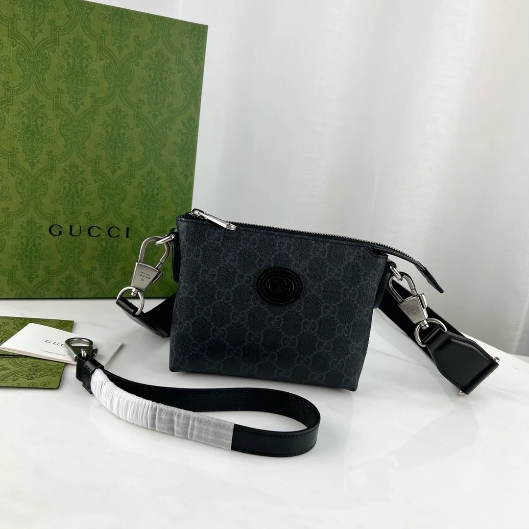 구찌 인터로킹 G 메신저백