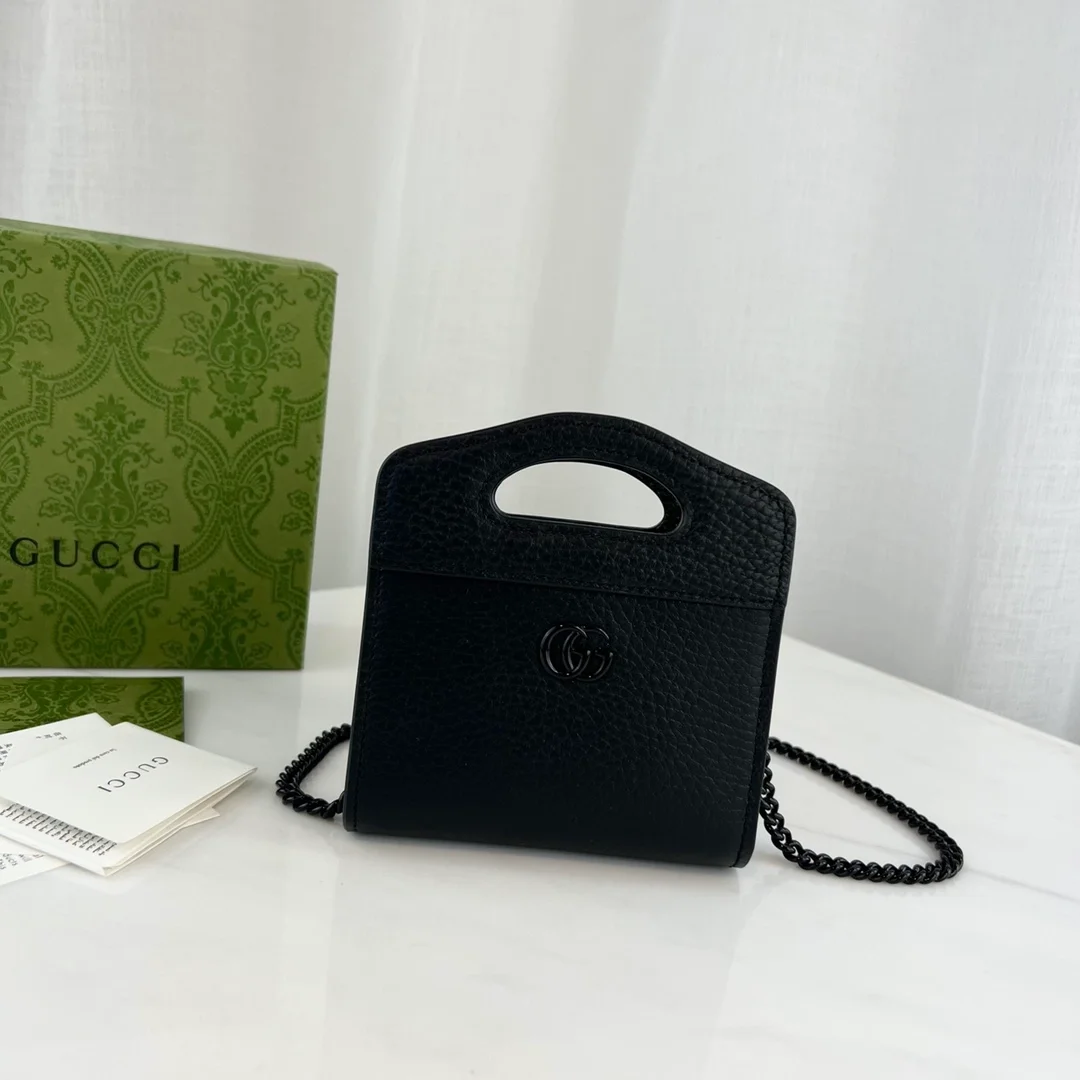 구찌 GG 마몬트 탑핸들 카드케이스