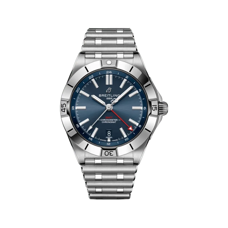 브라이틀링 크로노맷 GMT 40 블루 다이얼