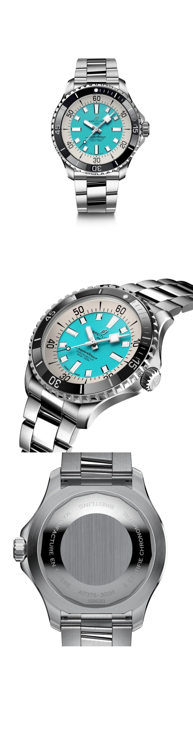 브라이틀링 슈퍼오션 44 스카이 블루