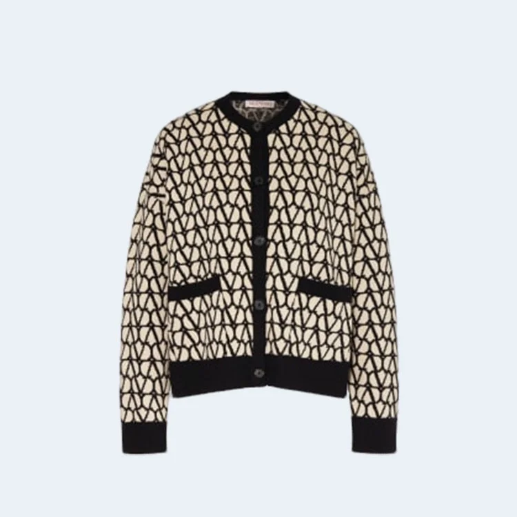 발렌티노 퓨어 뉴 울 가디건