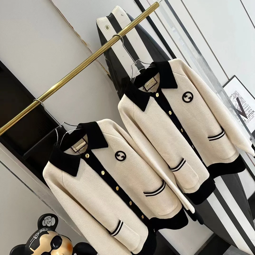 구찌 인터로킹 G 폴로 가디건