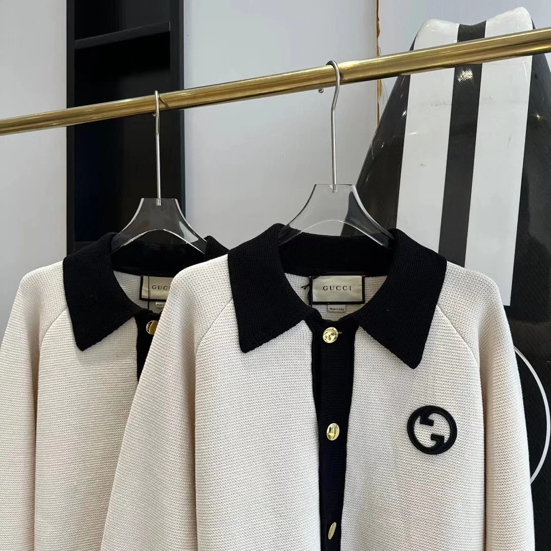 구찌 인터로킹 G 폴로 가디건