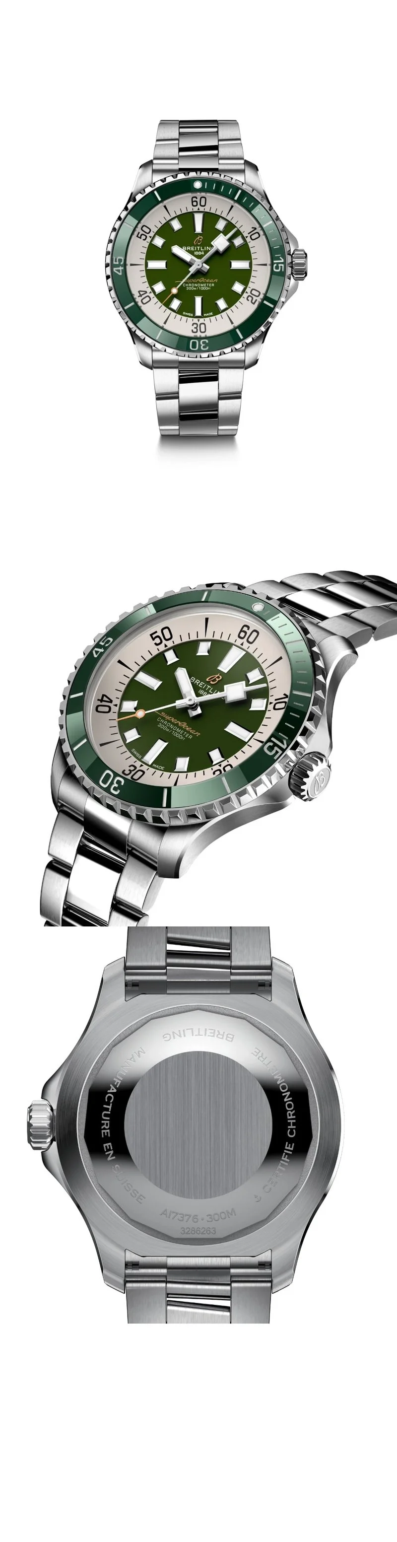 브라이틀링 슈퍼오션 44 그린