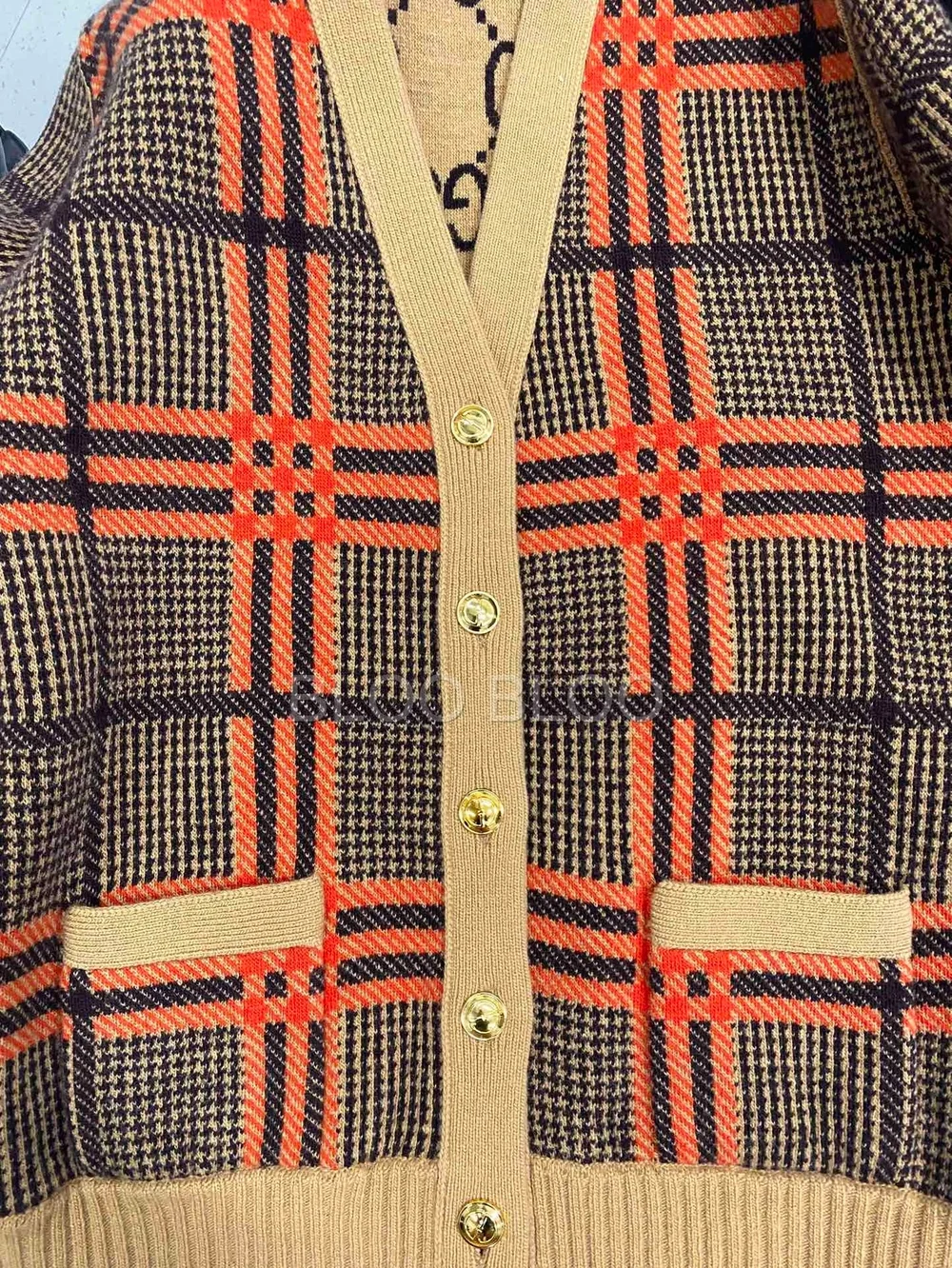 구찌 리버서블 니트 울 가디건