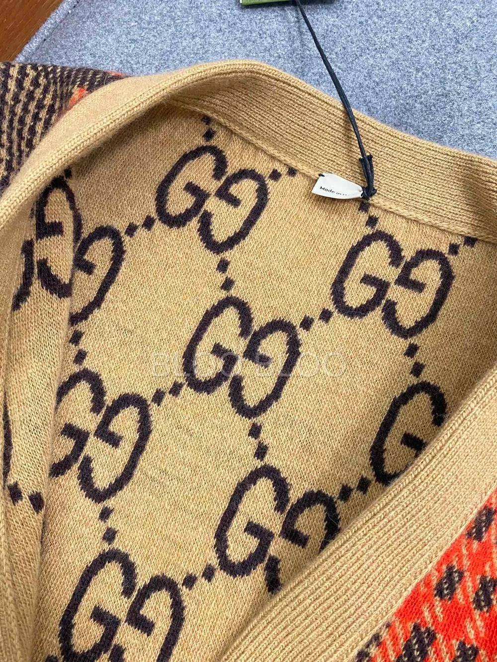 구찌 리버서블 니트 울 가디건