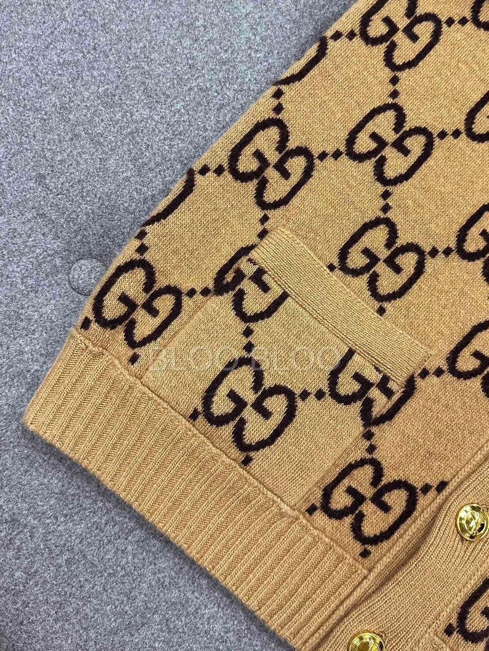 구찌 리버서블 니트 울 가디건