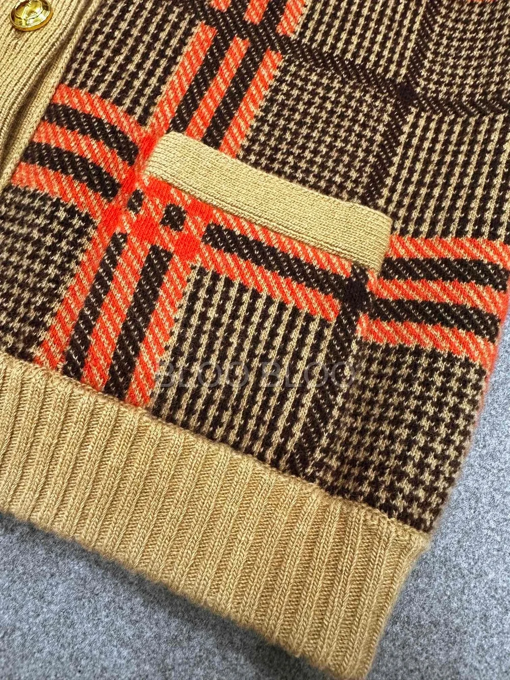 구찌 리버서블 니트 울 가디건