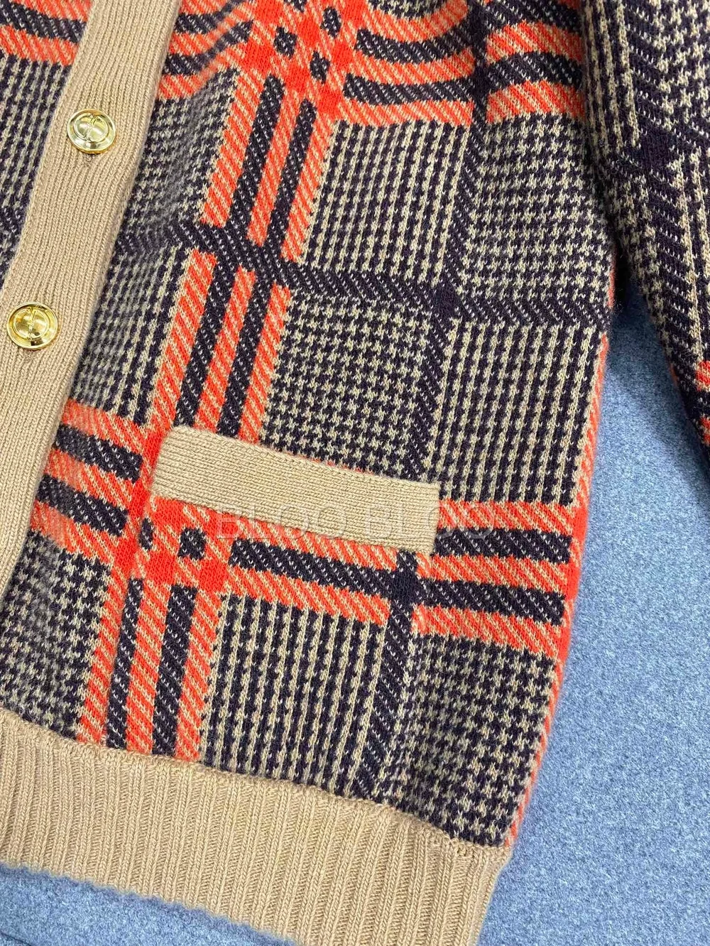 구찌 리버서블 니트 울 가디건