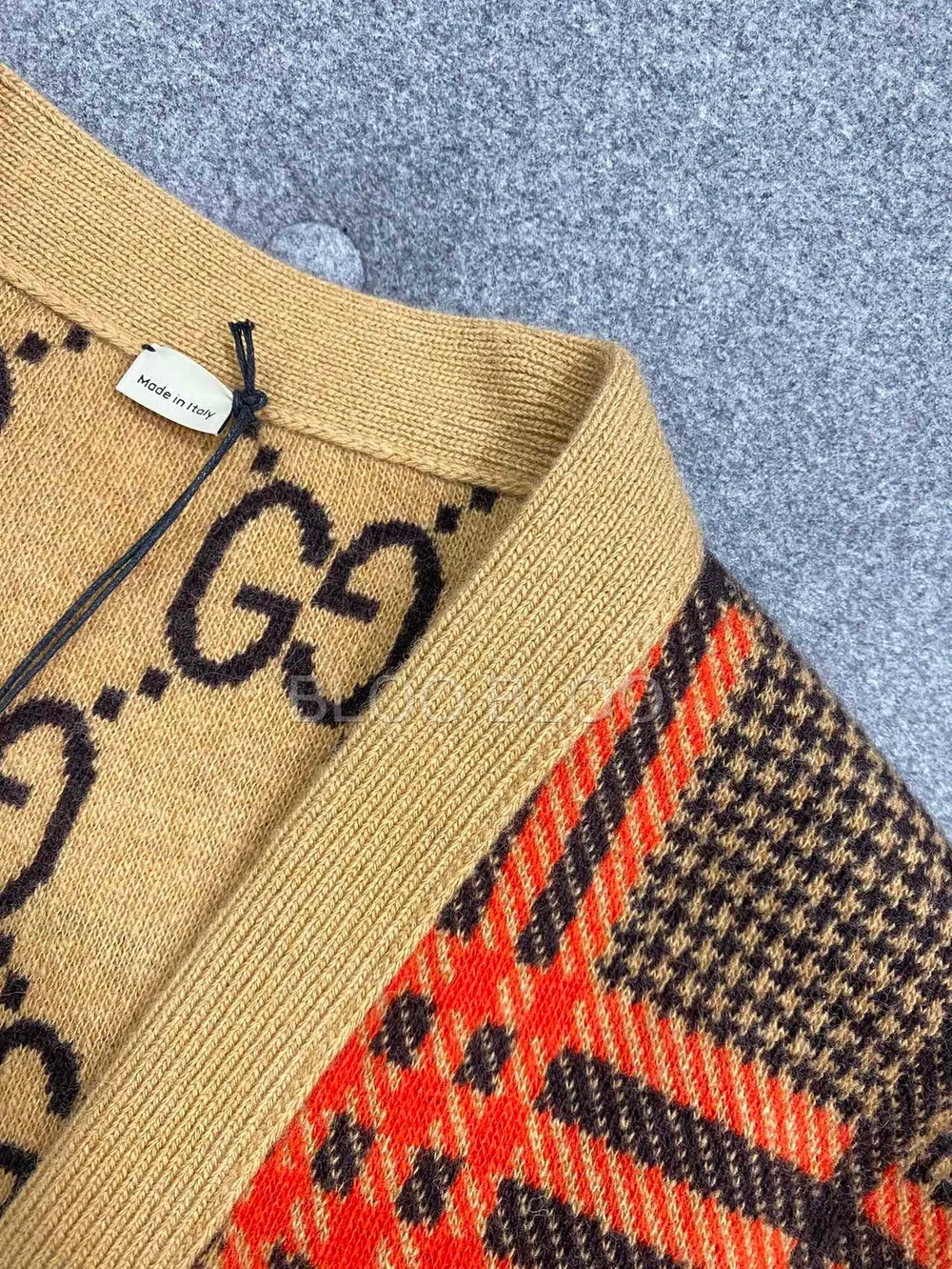 구찌 리버서블 니트 울 가디건