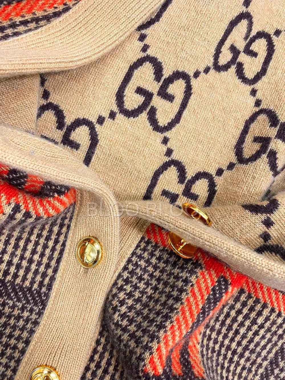 구찌 리버서블 니트 울 가디건