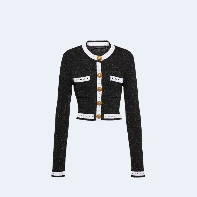 발망 임벨리시드 니트 가디건