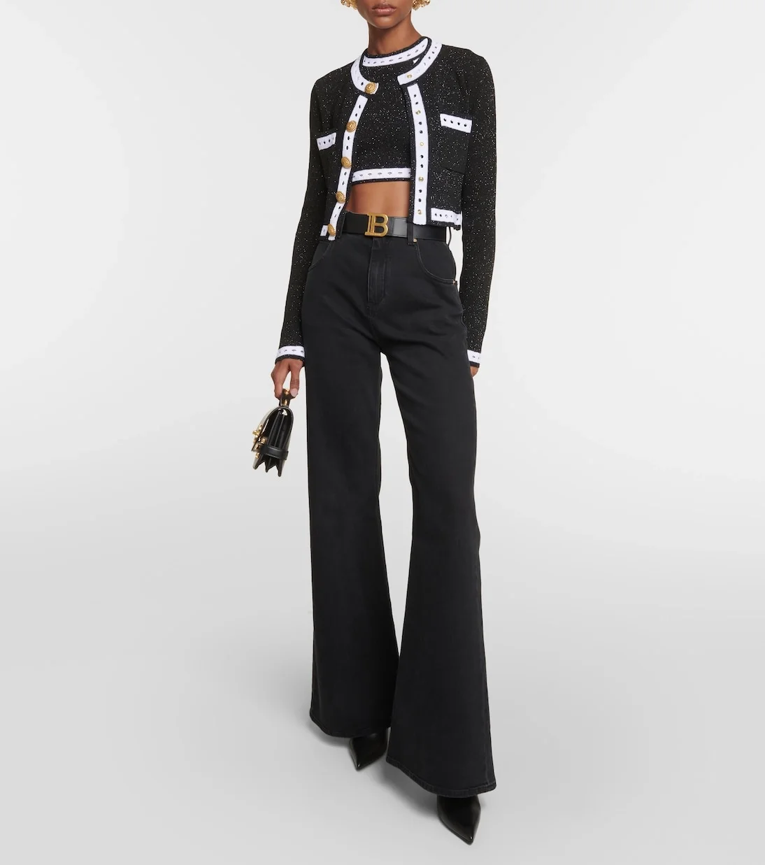 발망 임벨리시드 니트 가디건